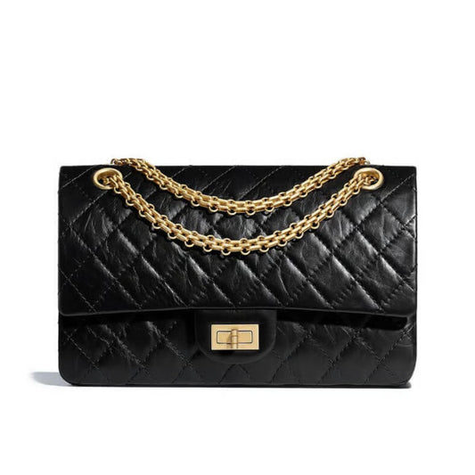Chanel 2.55 Reissue 227 Aged Calf Black Flap Bag 28cm
$560.00