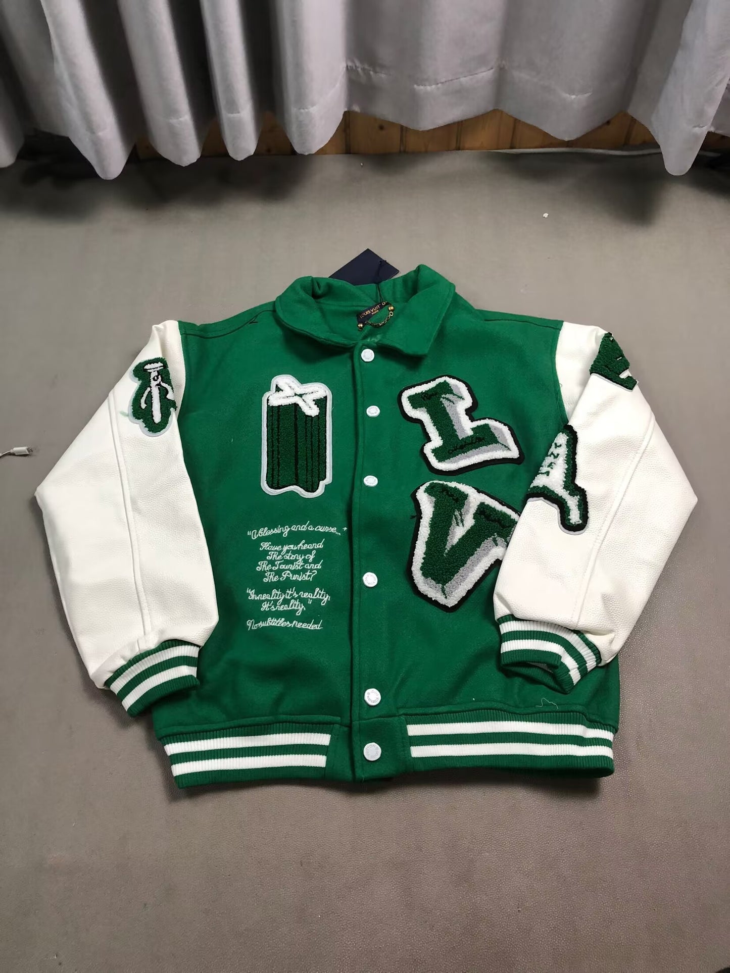 LV Jacket – OG Monogram Black, Red, Green | 100% Authentic